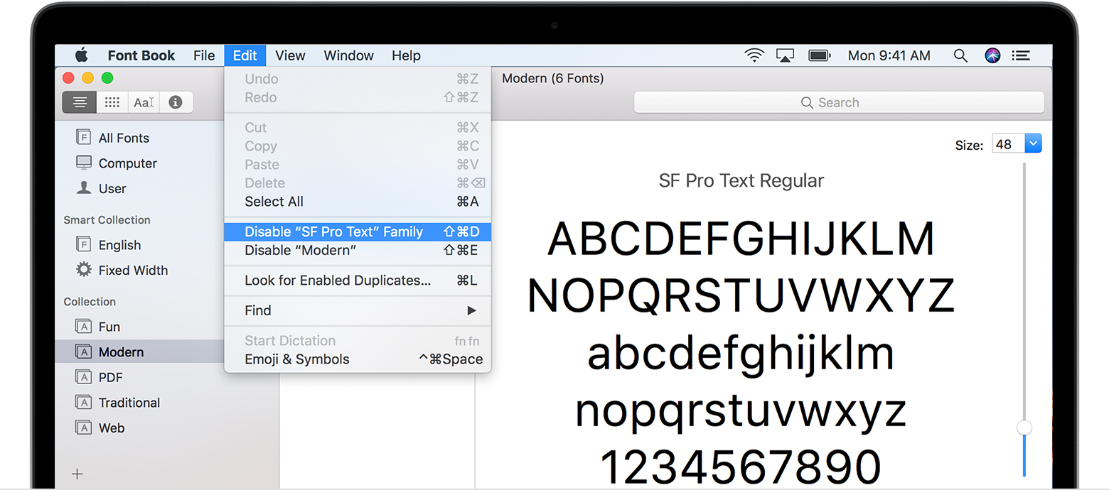 Mac book download font wordpress